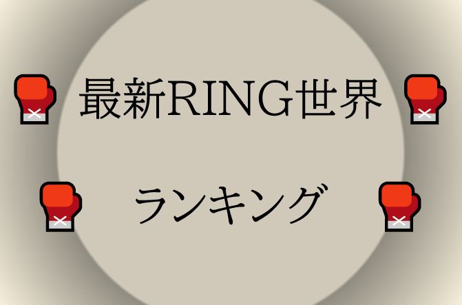 RING世界ランキング　最新