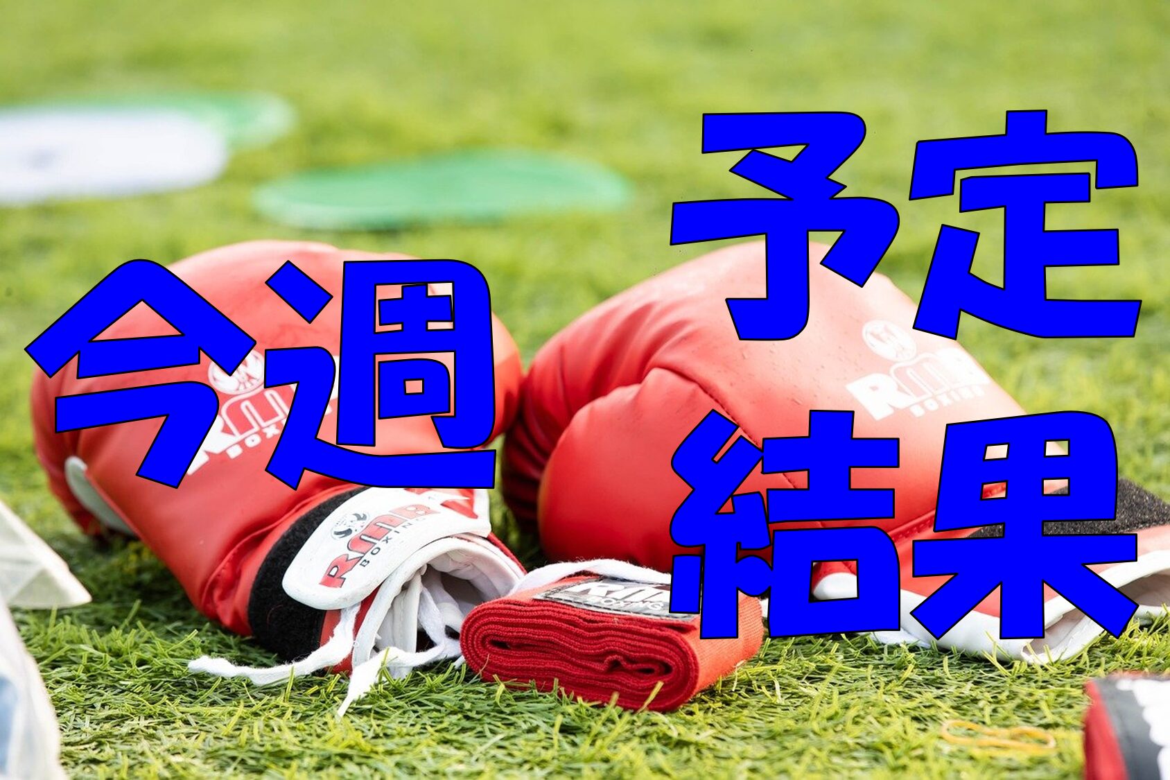 ボクシング　　今週の予定結果