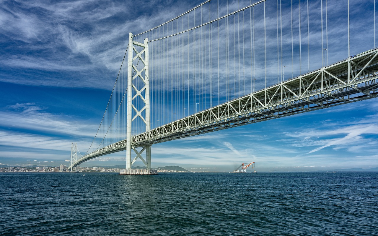 兵庫県神戸市垂水区 明石海峡大橋